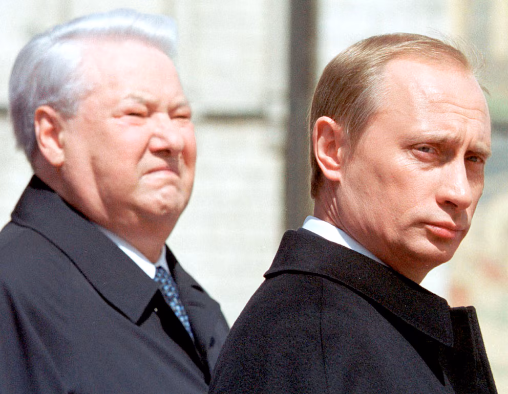 Boris Yeltsin y Vladimir Putin. Yeltsin adelantó las elecciones para que Putin fuera su sucesor. Fuente: Itar Tass/File Photo