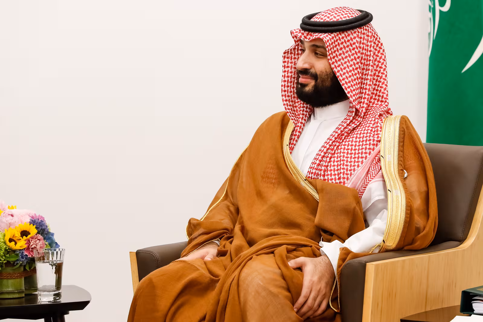 (Osaka - Japón, 29/06/2019) El presidente de la República, Jair Bolsonaro, durante una reunión bilateral con el príncipe heredero de Arabia Saudita, Mohammed Bin Salman. Foto: Alan Santos/PR