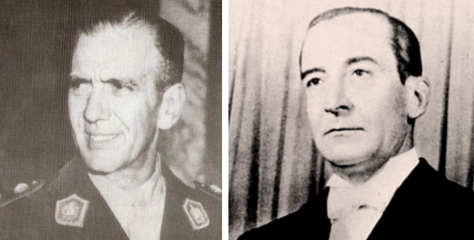 Los Generales Eduardo Lonardi y Pedro Eugenio Aramburu, Revolución Libertadora (1955-1958) de Argentina.