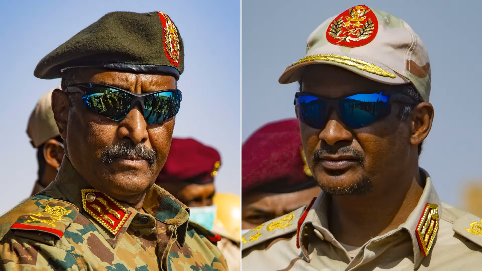 Al Burhan y Hemedti, los protagonistas de la actual Guerra Civil Sudanesa. Fuente: 500wordsMagazine