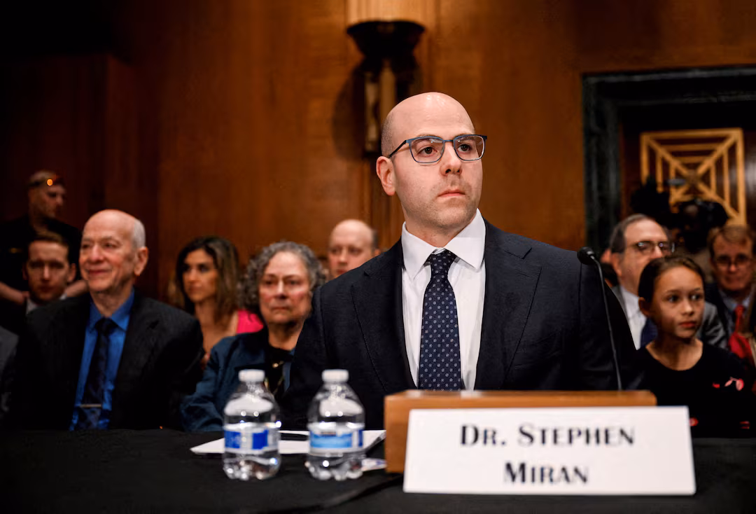 El presidente del Consejo de Asesores Económicos de la Casa Blanca, Stephen Miran