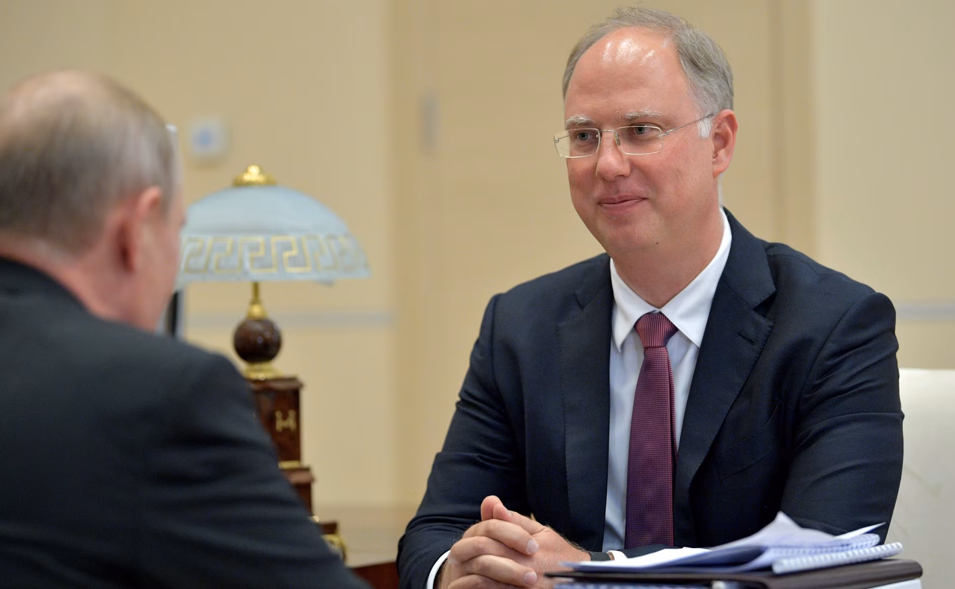 Kirill Dmitriev en una reunión con Putin. Fuente: Gobierno ruso