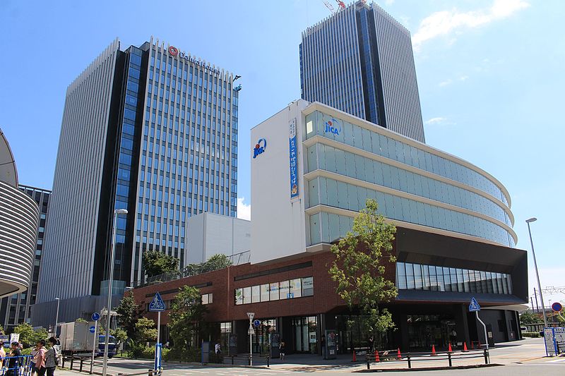 Español: JICA Chubu y Global Gate en Nakamura-ku, Nagoya, prefectura de Aichi, Japón.