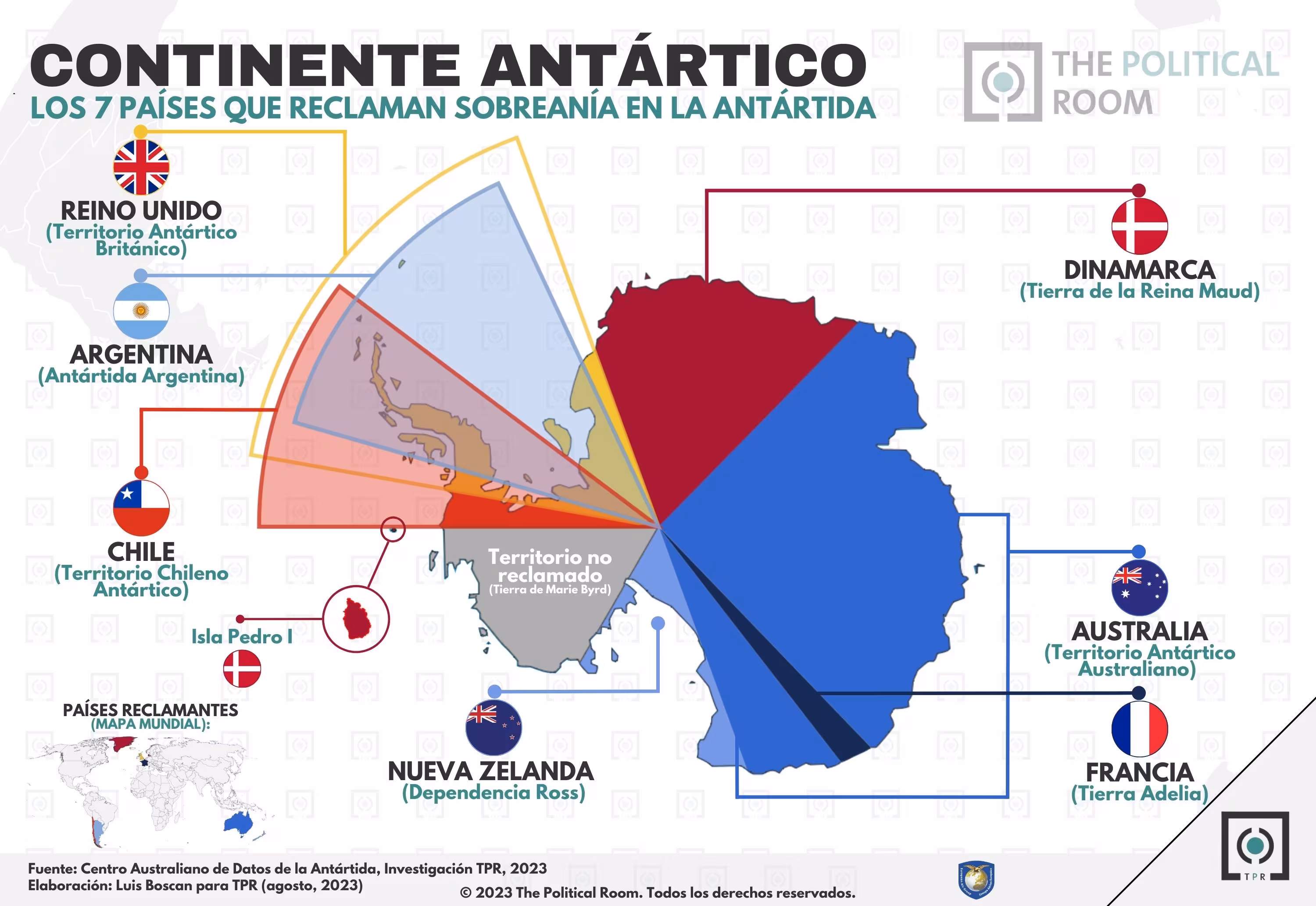 Reclamaciones territoriales en el continente Antártico (2023)