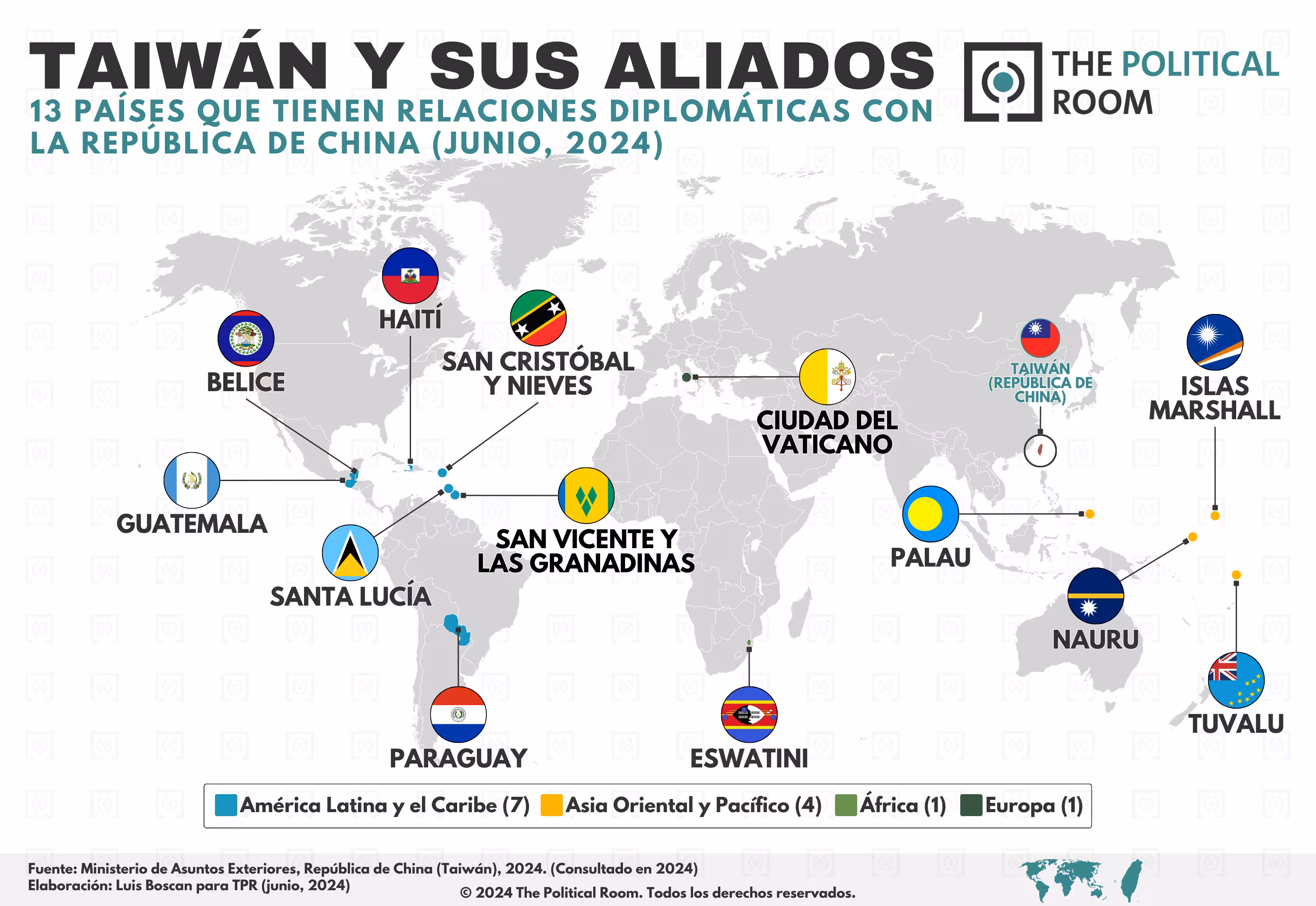 Reconocimiento internacional de Taiwán (2024)