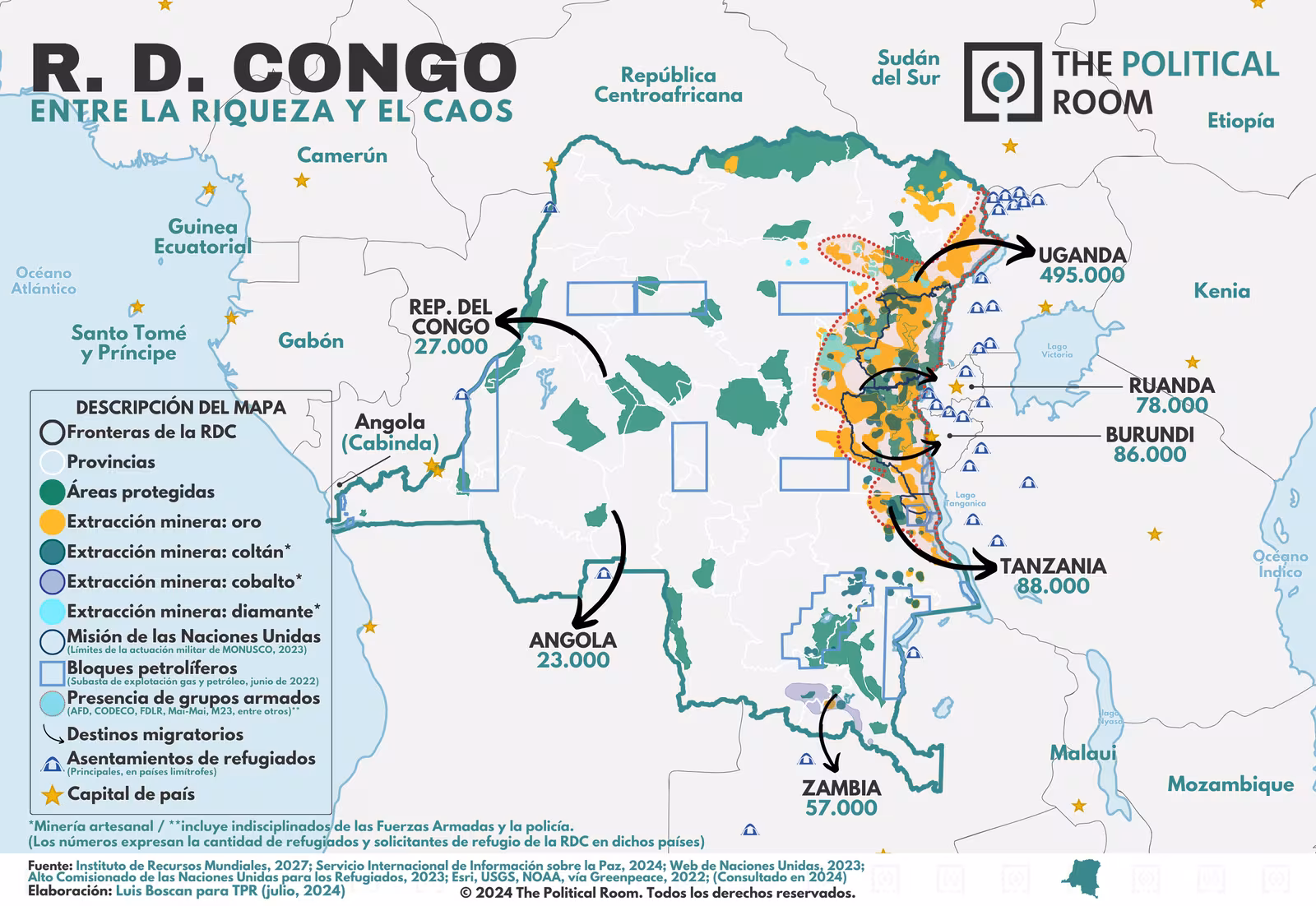 R.D. Congo: Entre minerales y guerra (2024)