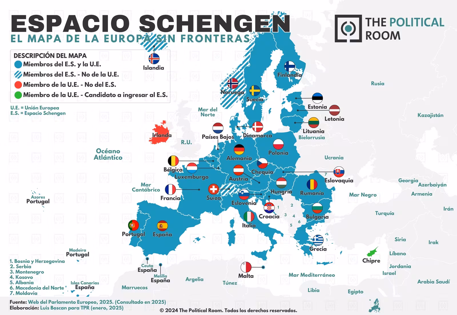 Espacio Schengen (2024)