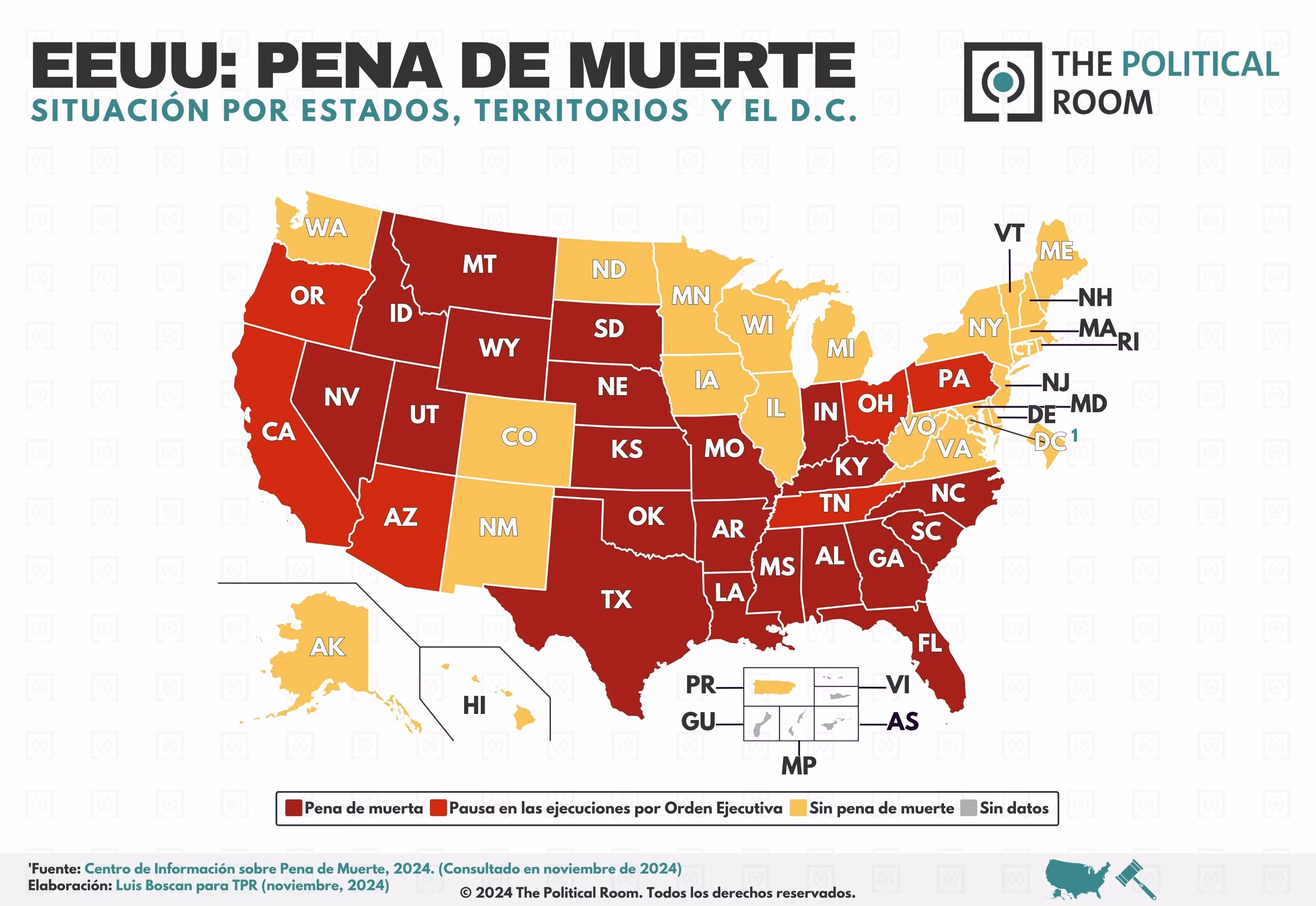 Pena de muerte en EE.UU. (2024)