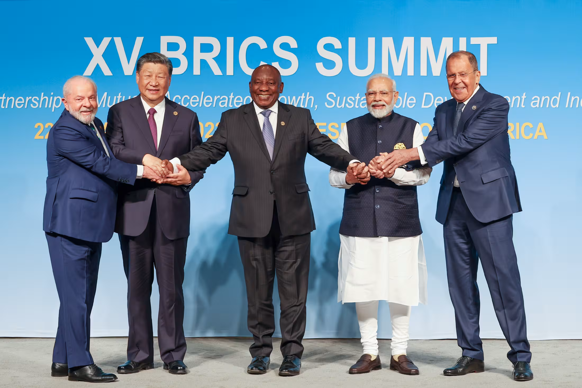  Reunión de los Líderes del BRICS, en Johannesburgo, Sudáfrica, el 23 de agosto de 2023