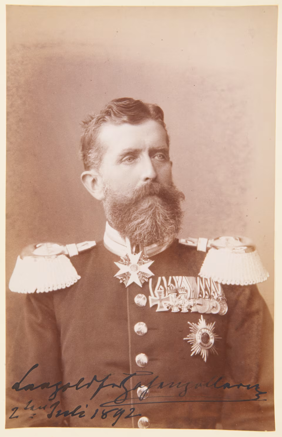 Retrato del príncipe Leopoldo de Hohenzollern (1835-1905)