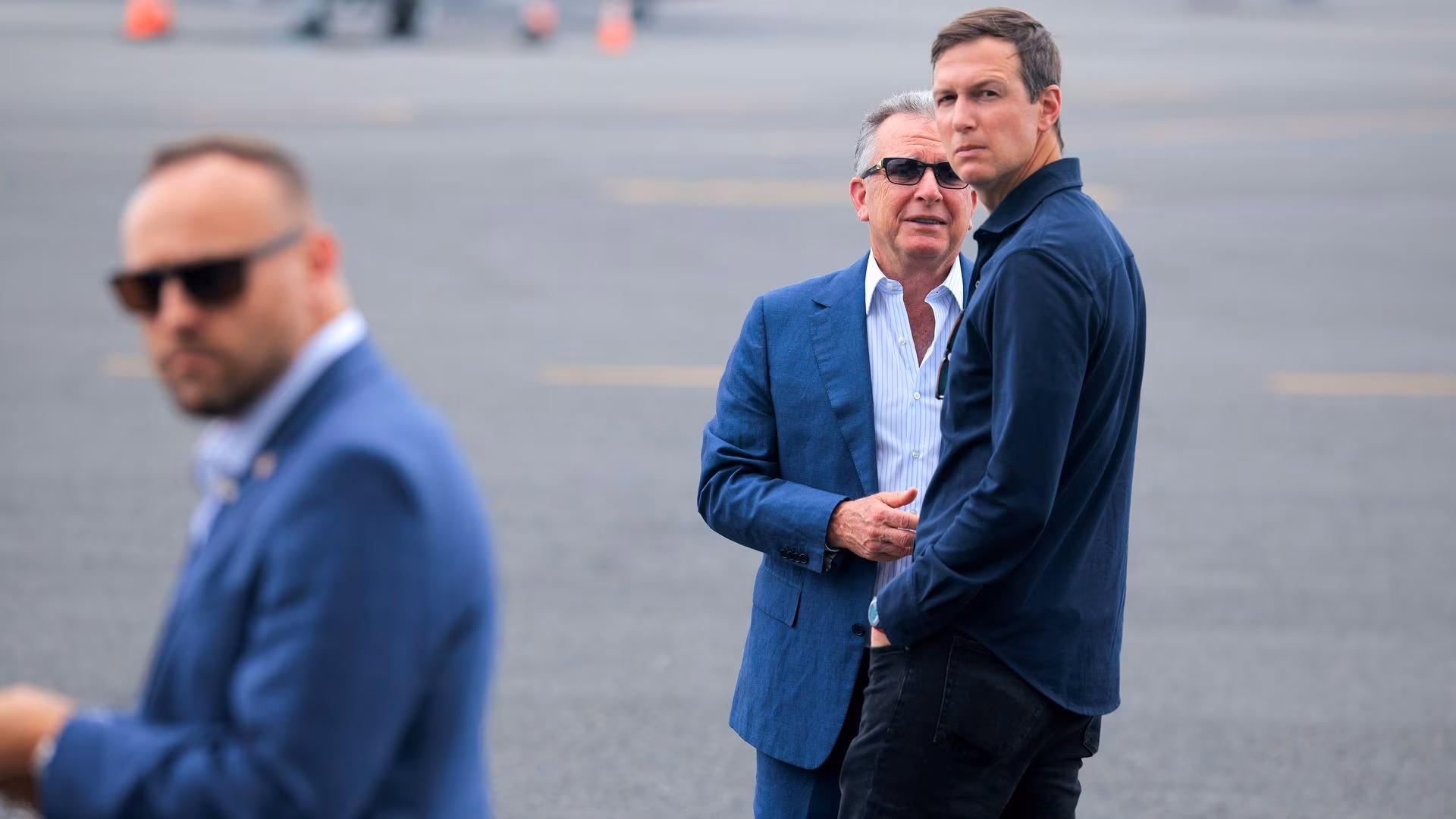 Jared Kushner junto a Steve Witkoff en julio. Fuente: Axios