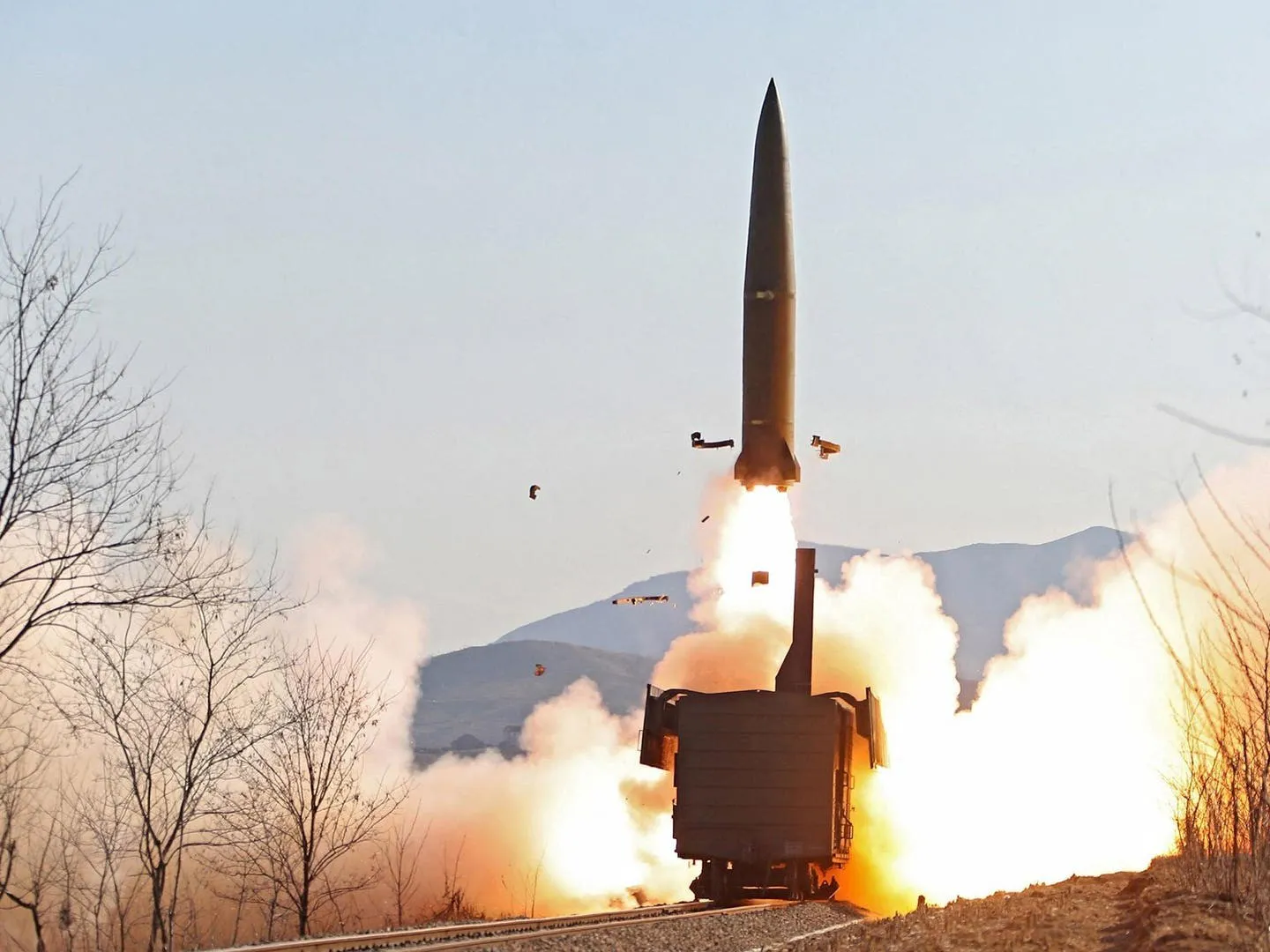 Misil balístico norcoreano. Créditos: KCNA
