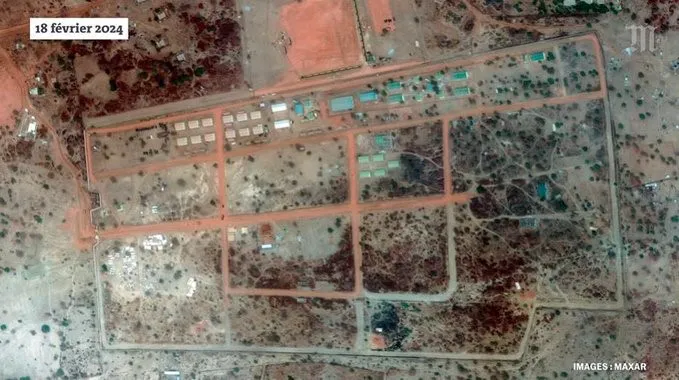 Ampliación del nuevo campamento ruso en Burkina Faso.