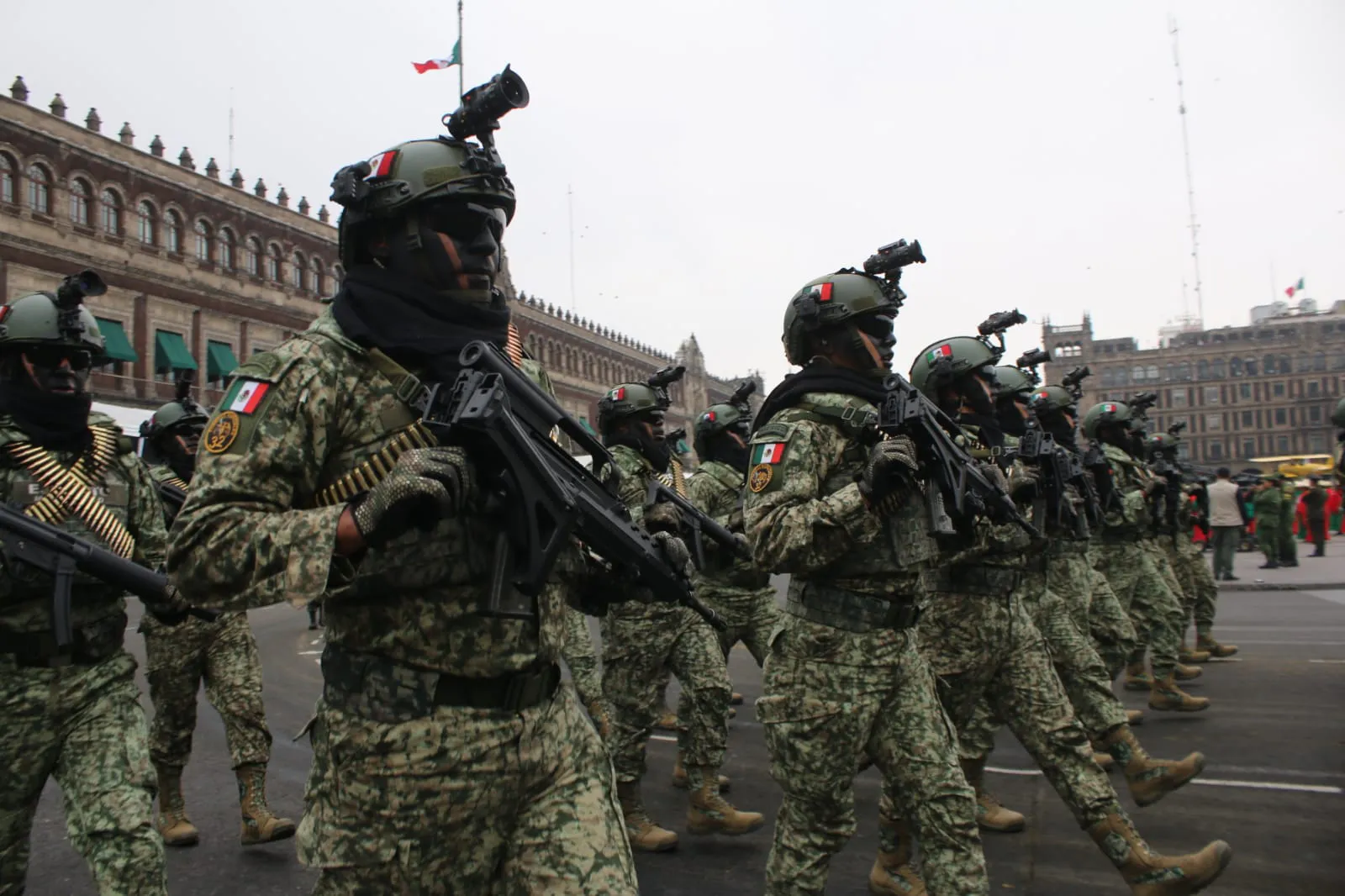 Desfile Cívico Militar 112 Aniversario de la Revolución Mexicana. Fuente: SEDENA