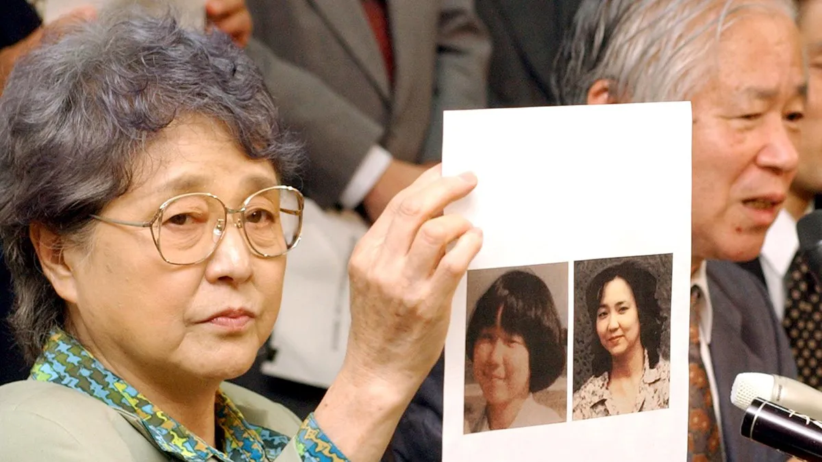 Familiares de Megumi Yokota. Fuente: 1242.com