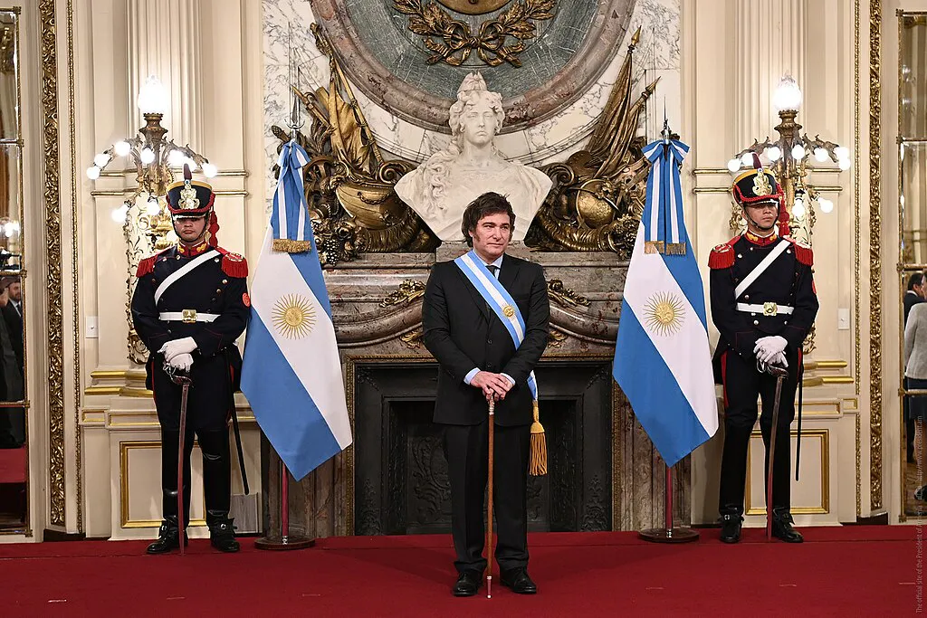 Toma de posesión de Javier Milei.