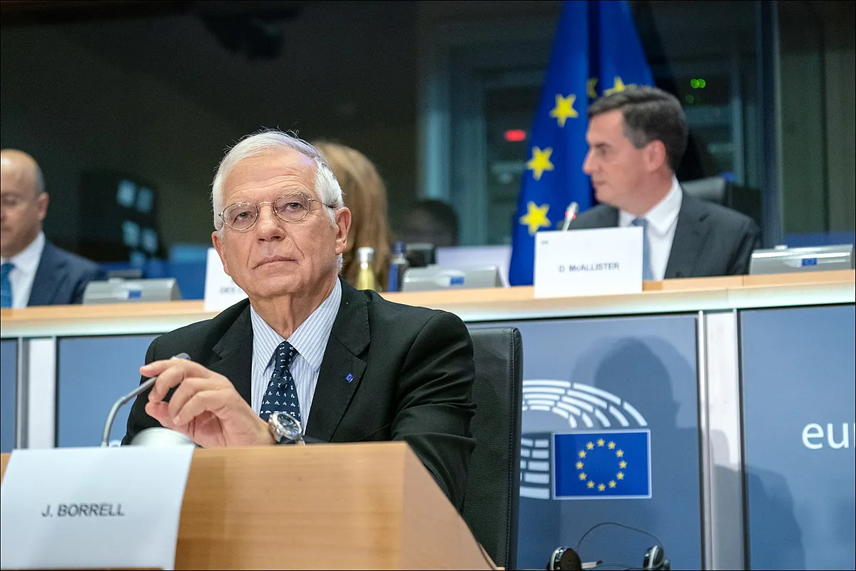 Josep Borrell, Alto Representante de la Unión Europea para Asuntos Exteriores y Política de Seguridad. Fuente: Parlamento UE