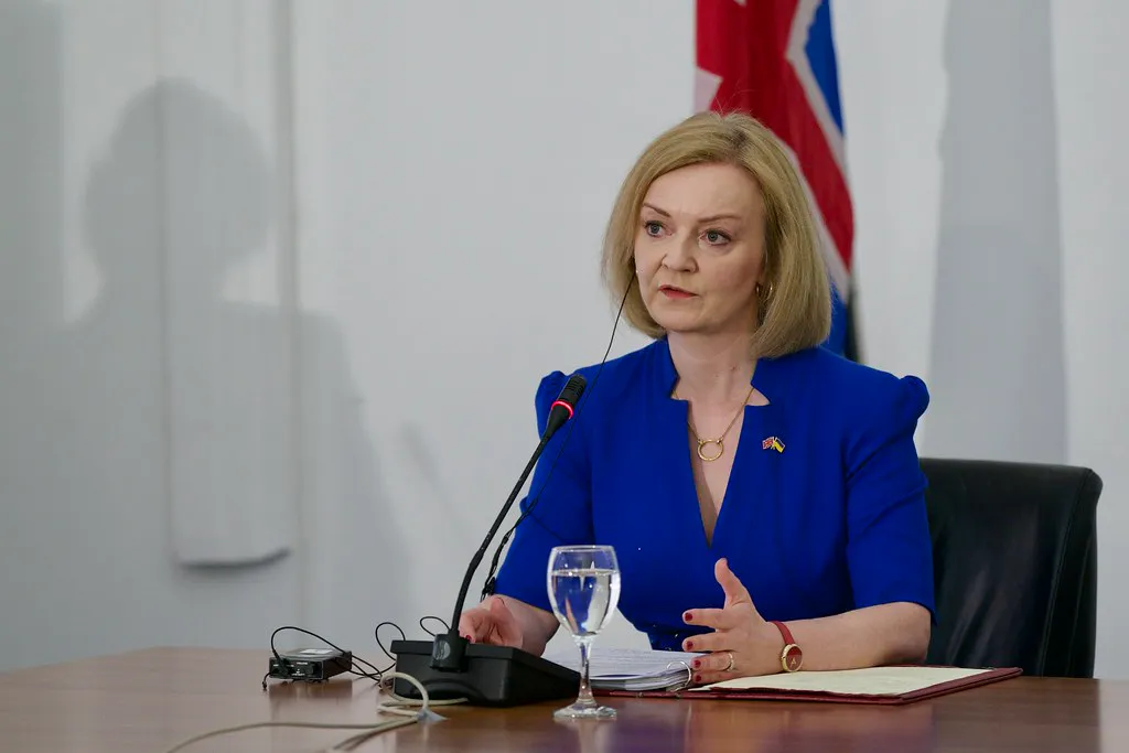 Liz Truss. Fuente: https://flickr.com/photos/192333790@N05/52101024249/