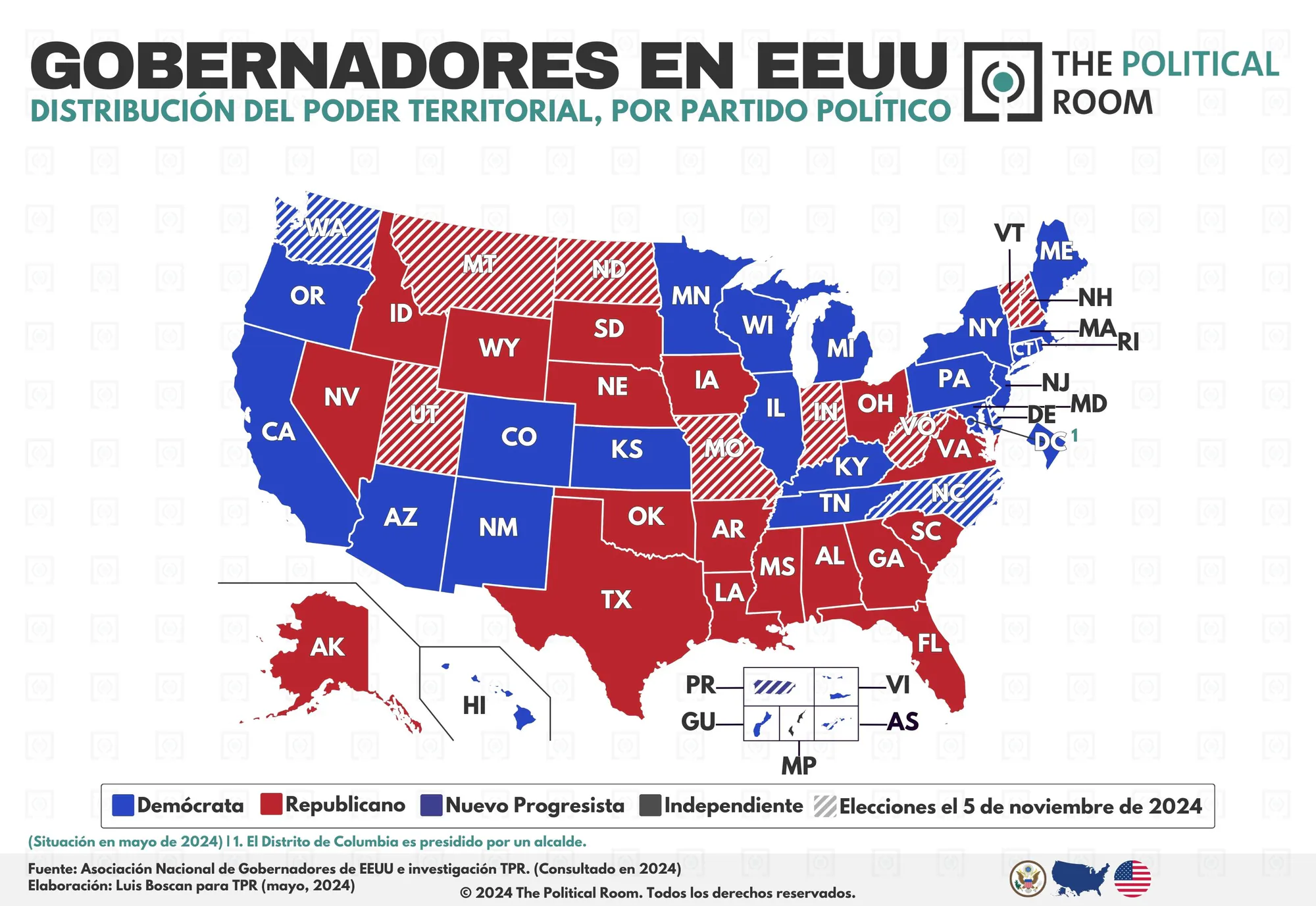 Mapa TPR 43 Gobernadores en Estados Unidos.jpg