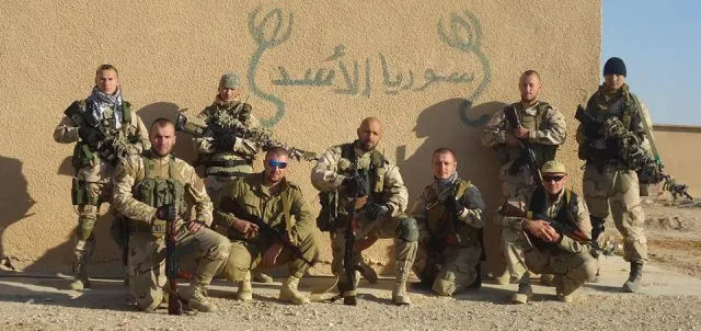 Mercenarios rusos en Siria. Fuente: Fontanka