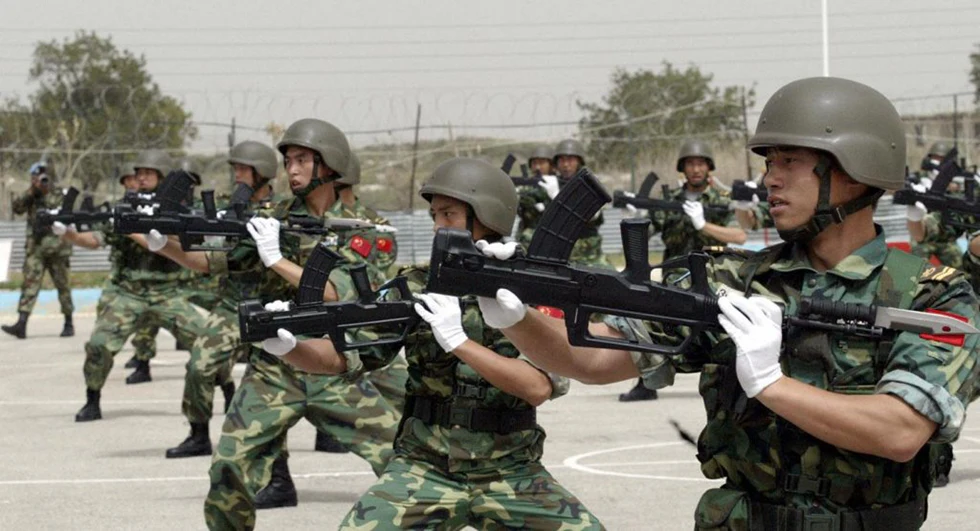 Contratistas de seguridad chinos en África (Fuente: Carnegie Tsinghua)