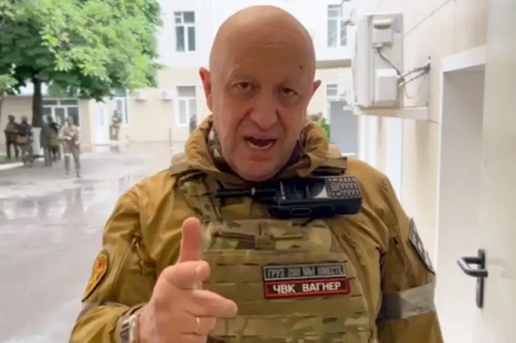Yevgeny Prigozhin durante el motín contra la cúpula militar rusa. Créditos: AFP