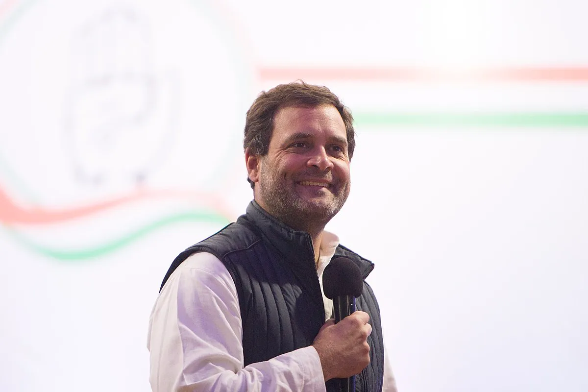 Rahul Gandhi hablando en Shillong. Autor: Sidheeq