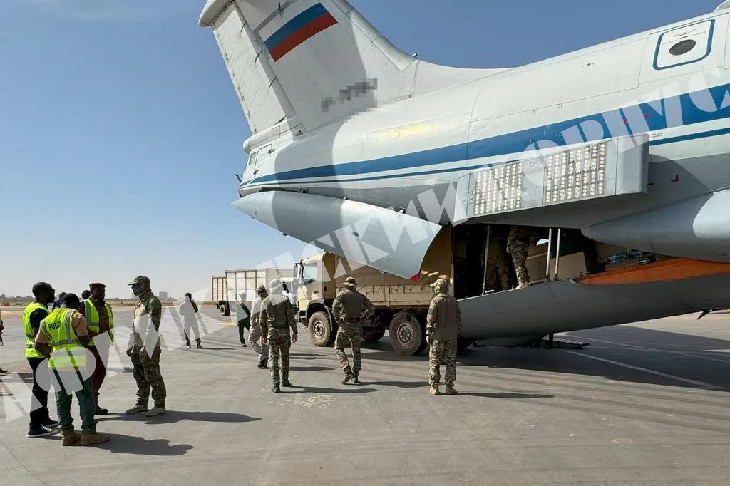 Un contingente de personal militar ruso, bajo la marca de “Cuerpo de África” fue vista en Burkina Faso. Fuente: Telegram “Cuerpo de África”