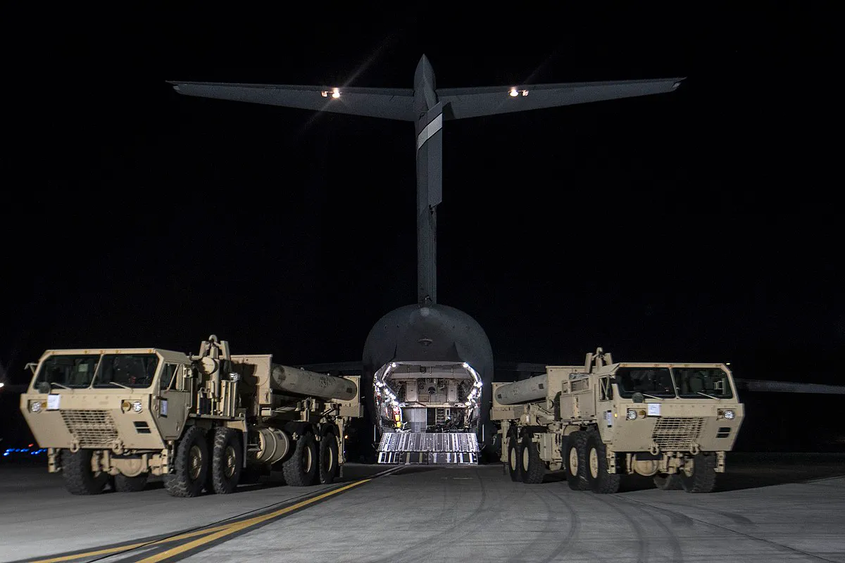 Sistema THAAD en Corea del Sur en 2017. Fuente: Dominio Público
