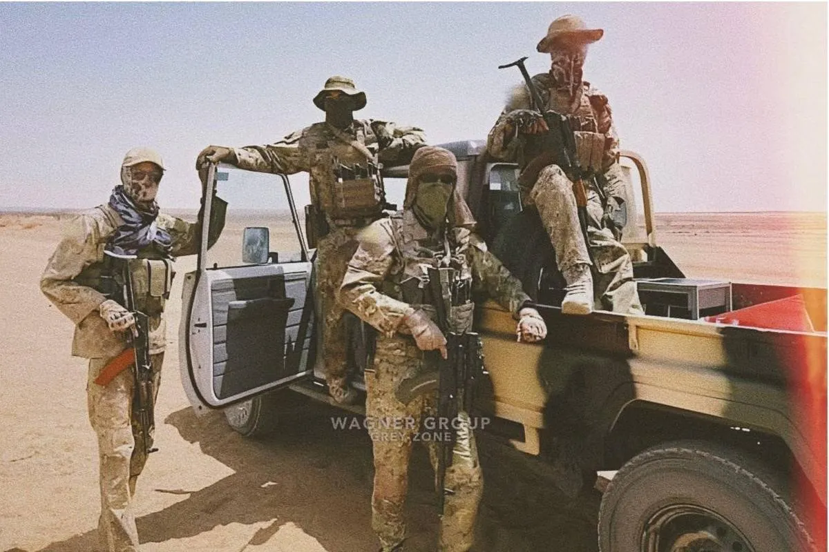 Miembros del Grupo Wagner en África.
