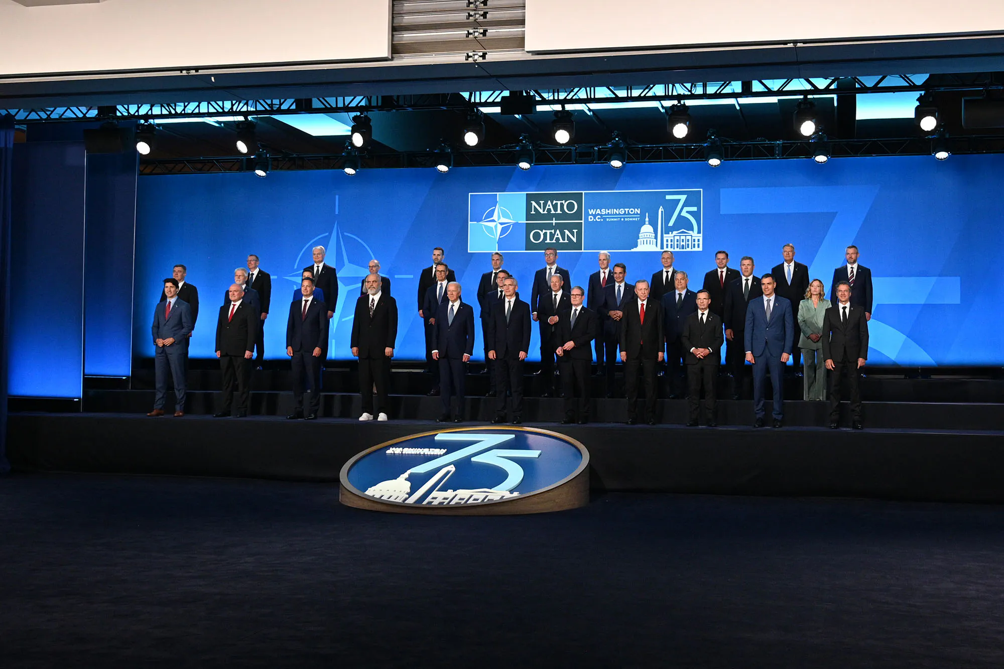Foto de familia de los jefes de Estado y/o de Gobierno de los Estados miembros de la OTAN. | Pool OTAN y Pool Moncloa/Borja Puig de la Bellacasa
