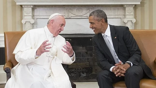 El Papa Francisco a Obama: «Yo soy hijo de una familia de inmigrantes» afp